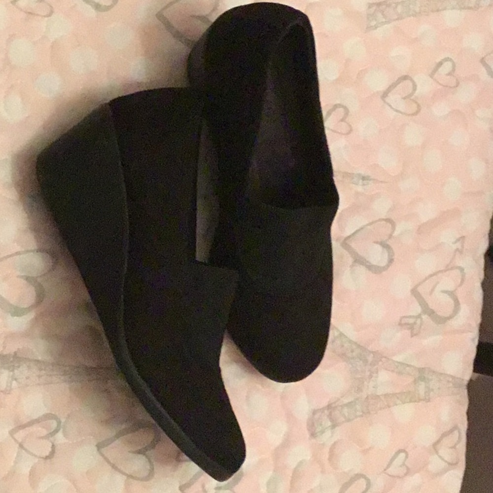 Wedges black shoes